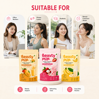 Jus susu pelangsing Postpartum, teh Diet perut besar dengan rasa stroberi sehat dan aman untuk dewasa produk perut datar