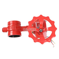 Vanne à rainures papillon (fonte/fer ductile) pour la protection incendie et les équipements de lutte contre l'incendie