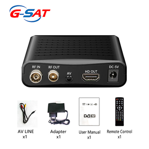 Thông Minh Kỹ thuật số 1080P Mini DVB-T2 vệ tinh thu TV <span class=keywords><strong>FTA</strong></span> Bộ giải mã <span class=keywords><strong>Tuner</strong></span> với wifi Dongle Set-Top Box - Product Image 3