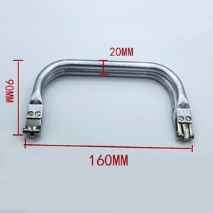 Accessoires de quincaillerie : Fermoirs métalliques Kiss Clasp, Cadres de sacs à main, Poignées en tube d'aluminium, Boucles pour sacs, Poignées de pochettes - Product Image 4