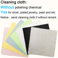 Chiffonnette en microfibre douce avec logo personnalisé en relief pour bijoux en or