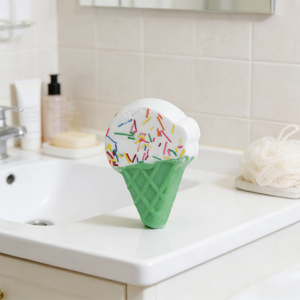 Bombe de bain en forme de <span class=keywords><strong>cornet</strong></span> de crème glacée personnalisée en usine |   Bombes de bain effervescentes en gros pour enfants |   Boules effervescentes pour la douche <span class=keywords><strong>bio</strong></span> en gros OEM/ODM - Product Image 6