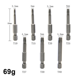 Li Pu Torx Bit Set 7pc S2 Magnetic Industrial Grade Matte Finish Screwdriver Bits - Product Image 3
