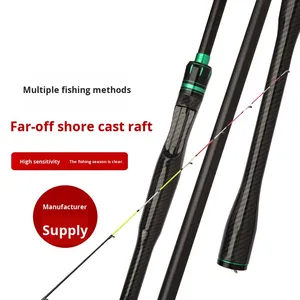 Nueva Caña de Pescar de Carbono para Pesca en Bote y Costa, de 2 Piezas, Tono Suave, Lanzamiento de Largo Alcance con Mango de EVA - Product Image 4