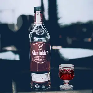 Kacamata kristal tembakan kristal kacamata Mini bir Cognac bulat Sherry