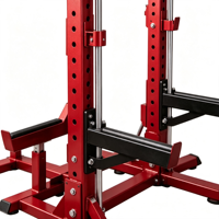 Machine à flexions de jambes réglable professionnelle BJ6005 avec pile de poids de 150 kg pour l'entraînement en salle de sport