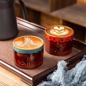 Mug à expresso en céramique de haute qualité personnalisé de 130 ml - Cadeau d'entreprise, compatible lave-vaisselle et micro-ondes, design moderne - Product Image 6