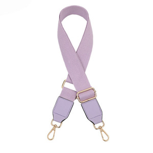 Rewin 2024 Mới Nhất Rắn Màu Da Bông Vải Crossbody Túi Dây Đeo 3.8 Cm Rộng Đồng Bằng Ví Vai Thay Thế Vành Đai - Product Image 5