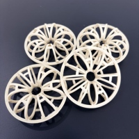 Emballage en tour de type PPH Teller Rosette Ring, 145 mm, résistant aux hautes températures, pour tour d'absorption de scrubber