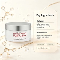 Meilleure crème pour le visage au collagène, à la cencella, à la niacinamide et à l'acide kojique, anti-rides, apaisante, éclaircissante pour l'acné, 50 ml, tous types de peau, utilisation de jour