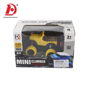 HUADA 4CH 1/43 escala Mini batería RC modelo camión Juguete plástico Radio Control coches juguetes Kits para niños pequeños - Product Image 6