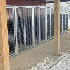 Easily Assembled Indoor/Outdoor Hot Dipped Galvanized 4*6*6ft Run <strong>Dog</strong> <strong>Kennel</strong> With Fight Guard - Product Image 4