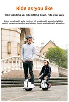 Moto électrique monoroue pour adulte la mieux notée, trottinette monoroue en gros avec Bluetooth, prix direct usine