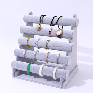 Bán buôn đồ trang sức hiển thị tùy chỉnh vải trang sức đứng cho truy cập Showcase xem Bangle Vòng đeo tay hiển thị giá - Product Image 3