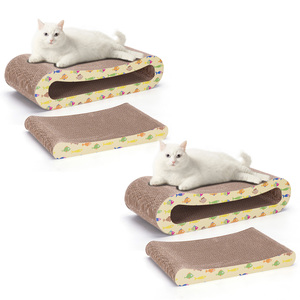 Nobleza confezione da 2 Scratcher in cartone ondulato per gatti con mobili Catnip Scratcher Cat Tree - Product Image 1