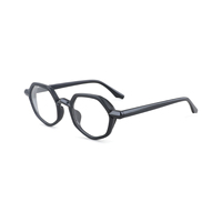 Monturas de Gafas de Acetato con Diseño Hexagonal Geométrico, Gafas Ópticas de Moda Únicas, Venta al Por Mayor