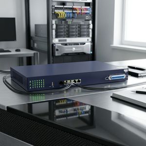 เกตเวย์ VoIP รุ่น IAD600-24FXO 4 พอร์ต Gigabit GE รองรับ SIP แปลงสัญญาณโทรศัพท์อนาล็อกเป็น IP สำหรับใช้งานในสำนักงาน รองรับ <span class=keywords><strong>Asterisk</strong></span> 3CX Enterprise <span class=keywords><strong>PBX</strong></span> - Product Image 5
