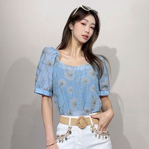 Blusa <span class=keywords><strong>de</strong></span> gasa bordada ligera y transpirable <span class=keywords><strong>de</strong></span> alta calidad para Mujer | Venta al por mayor y personalizable - Product Image 6