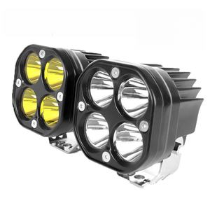 Best-Selling 40W <b>Spotlight</b> for Vehicles, Four-Leaf Clover Motorcycle <b>Spotlight</b>, Car LED Work Light, Roof Light, and Fog Light - Product Image 1