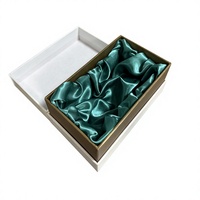 Boîtes en papier personnalisées, emballage de parfum écologique avec estampage doré et insert en soie
