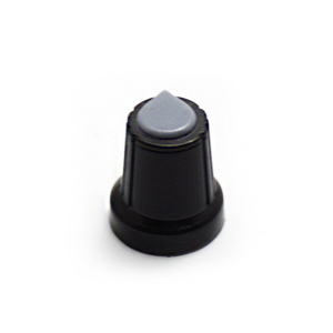 Gris potenciómetro eje moleteado amplificador tapa sonido Control de volumen A2 - Product Image 2