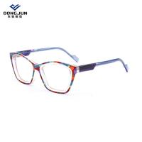 Monture de lunettes unisexe confortable et légère en acétate, design unique, tendance, monture complète, œil de chat, pour un usage quotidien