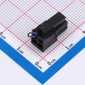 43025-4Y Housing (Wire-to-Board / Wire-to-Wire) P=3mm Connector ( Jack Structure: 2x2P )( Pitch: 3mm )( Row Spacing: 3mm ) - Product Image 1