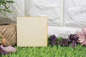 12 PCS Unfinished 4" <strong>Wood</strong> Square Blank <strong>Slices</strong> for DIY Crafts - Product Image 5