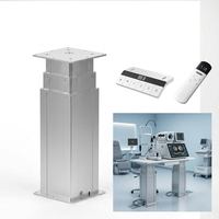 Système de colonne de levage télescopique industrielle en aluminium robuste pour table, capacité de charge 200 kg, pour équipement de diagnostic ophtalmique