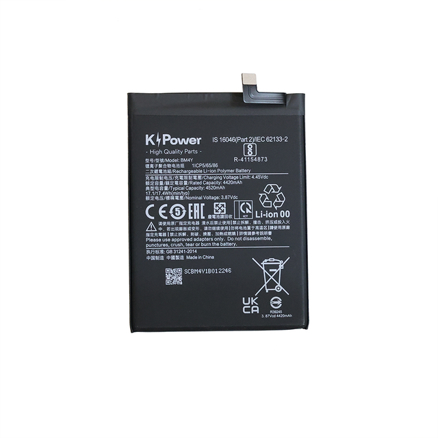 High Quality BM4Y Battery for Xiaomi Poco F3 Redmi K40 K40 Pro Mobile Phone Battery