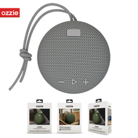 Haut-parleur Bluetooth sans fil portable gris en gros, étanche IPX7, stéréo TWS, sortie 6W, V 5.4, idéal pour les cadeaux d'entreprise