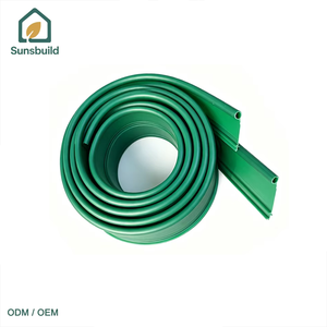 Bordure de jardin en plastique vert Sunsbuild pour pelouse, parterre de fleurs, cour, aménagement paysager extérieur - Product Image 2