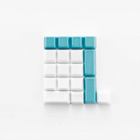 High Quality Customizable Digital Numeric Ceramic Keycaps for Cherry Mechanical Keyboards Custom Keypad & Keyboard