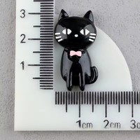 Оптовая продажа, искусственные миниатюрные фигурки животных из смолы с плоской задней стороны, динозавр, тигр, пингвин, крокодил, фламинго, кот