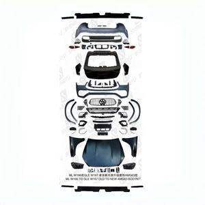 Pare-chocs en plastique pour <span class=keywords><strong>Mercedes</strong></span> Benz ML W166 12-19 Mise à niveau vers GLE63 A-<span class=keywords><strong>MG</strong></span> avec phares, feux arrière, capot, ailes - Product Image 1