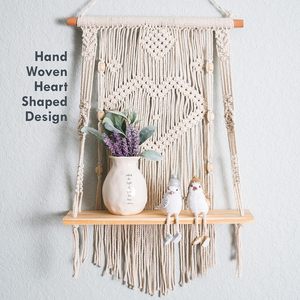 Colgador de Pared y Soporte para Plantas de Algodón Tejido a Mano, Estilo <span class=keywords><strong>Bohemio</strong></span> y Ecológico, para Decoración del Hogar - Product Image 6