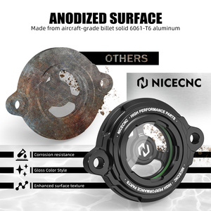 Couvercle de filtre à huile moteur NICECNC pour <span class=keywords><strong>KTM</strong></span> <span class=keywords><strong>DUKE</strong></span> 125 200 390 2011-2015 <span class=keywords><strong>2013</strong></span> 2014 RC 125 200 390 2014-2016 75038041200 - Product Image 3