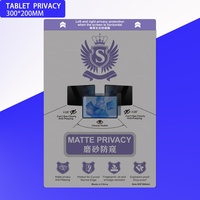 Película de Hidrogel TPU Mate Anti-Espía con Logotipo S, 300*200mm, 11 Pulgadas, para Plotter de Corte, Teléfono Móvil, GPS, Reloj Inteligente
