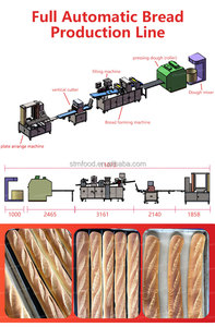 Nhà máy công nghiệp Máy nướng bánh hoàn toàn tự động bánh mì nướng bánh mì dây chuyền sản xuất bánh mì nướng Máy làm - Product Image 4