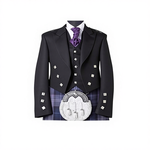 ชุดสก็อตติชคิลท์สำหรับผู้ชาย ONSTYLE SPORTS ชุดแต่งงาน ผ้าอะคริลิกผสมขนสัตว์ สี/ขนาดสั่งทำได้ ทนทาน น้ำหนักเบา ชุด 10 ชิ้น - Product Image 1