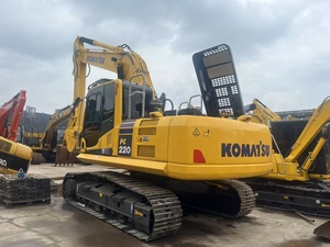 รถขุดตีนตะขาบ Komatsu PC220 มือสอง เครื่องยนต์ Cummins ชิ้นส่วน Kawasaki ENERPAC บุ้งกี๋ 22 ตัน ขนาด 0.32 ลูกบาศก์เมตร ขายดีที่เซี่ยงไฮ้ - Product Image 3