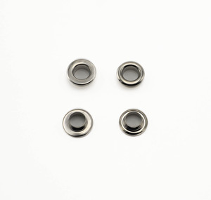 عالية الجودة شقة قوس الصلب الثقوب قابل للغسل ومطلية أزرار معدنية المصنع مباشرة بالجملة - Product Image 1