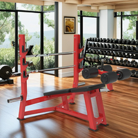 Chaise de Fitness à domicile multifonctionnelle professionnelle tabouret d'haltère en acier équipement d'entraînement en pente vers le haut exercices d'épaule hommes