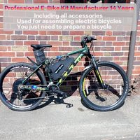 Kit de conversion de vélo électrique 5 kW 1000W 1500W 2000W 3000W 72V avec batterie 21/25/28AH 36V 48/52V et accélérateur Surron – En stock au Royaume-Uni et en Australie
