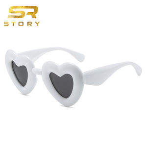 <span class=keywords><strong>HISTOIRE</strong></span> XY88982 2025 Marque <span class=keywords><strong>De</strong></span> Mode Designer À La Mode Y2K Gonfler Coeur Lunettes <span class=keywords><strong>De</strong></span> Soleil Lourd Épais Cadre Rose <span class=keywords><strong>Amour</strong></span> Lunettes <span class=keywords><strong>De</strong></span> Soleil Femmes Hommes - Product Image 4