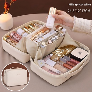 เอ็นเอฟเอส ทราเวลกระเป๋าเครื่องสำอางแบบพกพาความจุขนาดใหญ่กันน้ำลายไฟออกแบบซิปกระเป๋าเก็บเครื่องสำอาง - Product Image 6