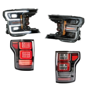 MARVELAND ชุดไฟหน้าโปรเจคเตอร์ LED แบบคู่ พร้อมไฟ DRL และไฟเลี้ยวแบบ Sequential สำหรับ Ford F-150 ปี 2018-2020 - Product Image 3