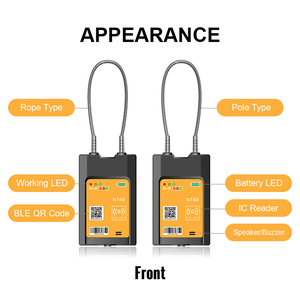 Hàng hóa an ninh thông minh ổ khóa thời gian thực GPS khóa Tracker Trailer con dấu điện tử với pin lớn dài khóa dây GPS khóa - Product Image 4