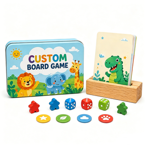 Manufacturer Custom Printing Design Children Board Game Vietnam Factory Playingg <b>Card</b> Deck for Kids Teens Icebreak with Tin Box - Product Image 1