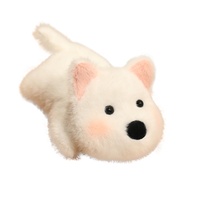 Repose-poignet en peluche animale mignonne et kawaii, coussin de soutien doux et moelleux pour souris d'ordinateur, cadeau de décoration de bureau
